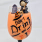 Artisan One Moon Flame Dont Drink & Fly Wine Glass Candle Cinnamon Apple Orange 18oz