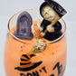 Artisan One Moon Flame Dont Drink & Fly Wine Glass Candle Cinnamon Apple Orange 18oz
