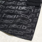 Black Denim Wrap Skirt With Attached Pocket Clip Belt Closure -  - Skirts